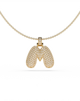 LETTER CHARM NECKLACE