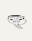 Lab Grown Diamond Oval Comfort Fit Engagement Ring