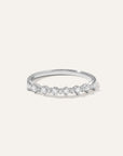 Diamond Alternating Round Band
