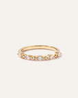 Diamond Alternating Marquise & Round Band