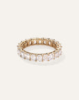 Lab Grown Diamond Emerald Eternity Band