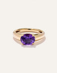 14K Gold Gemstone Vintage Inspired Ring