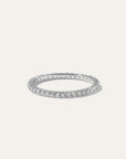 Diamond Shared Prong Eternity Band