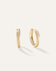 14K Gold Bold Hoops