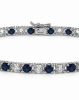 Hand Movie Wearing Tennis Bracelet Round 4 Prong Created