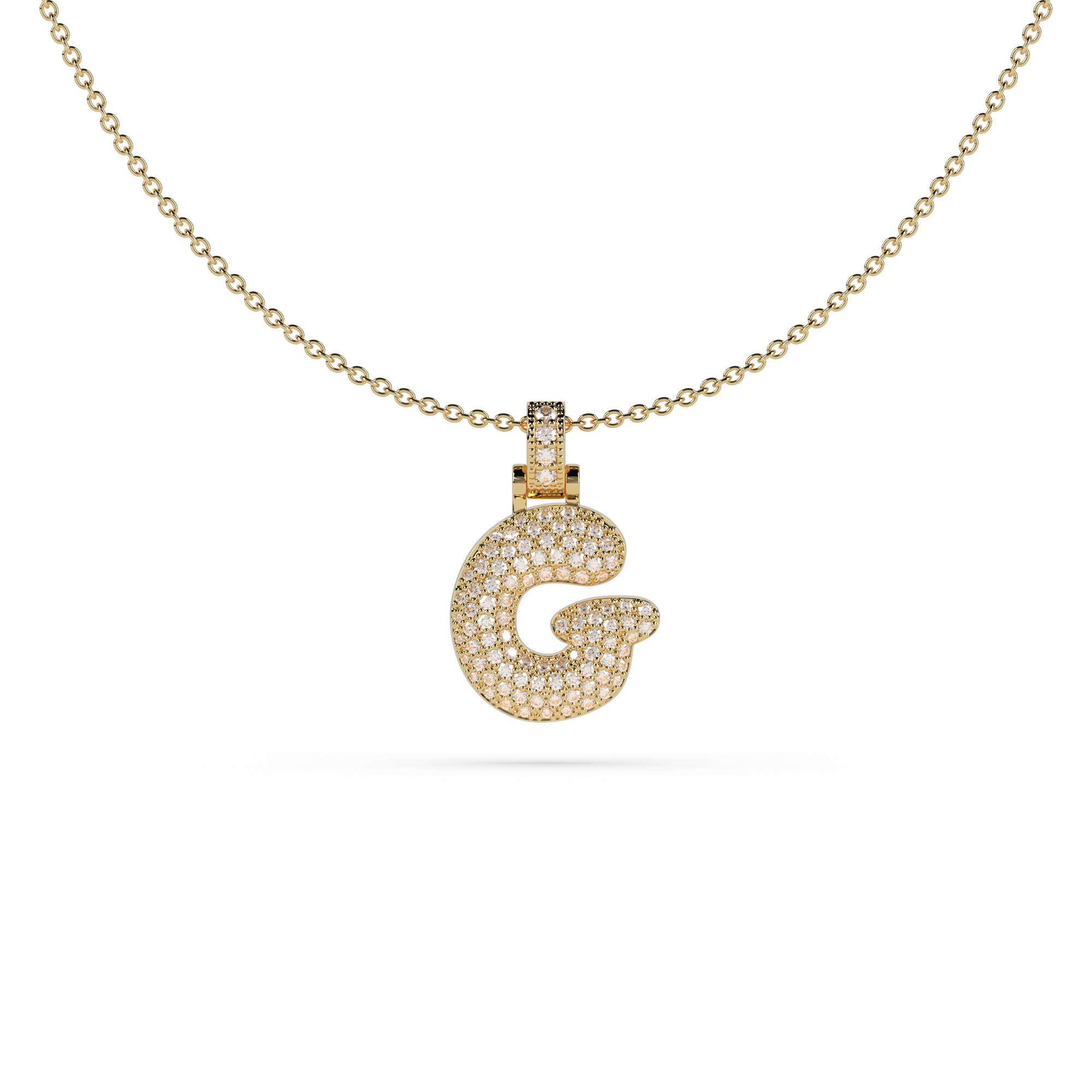 LETTER CHARM NECKLACE