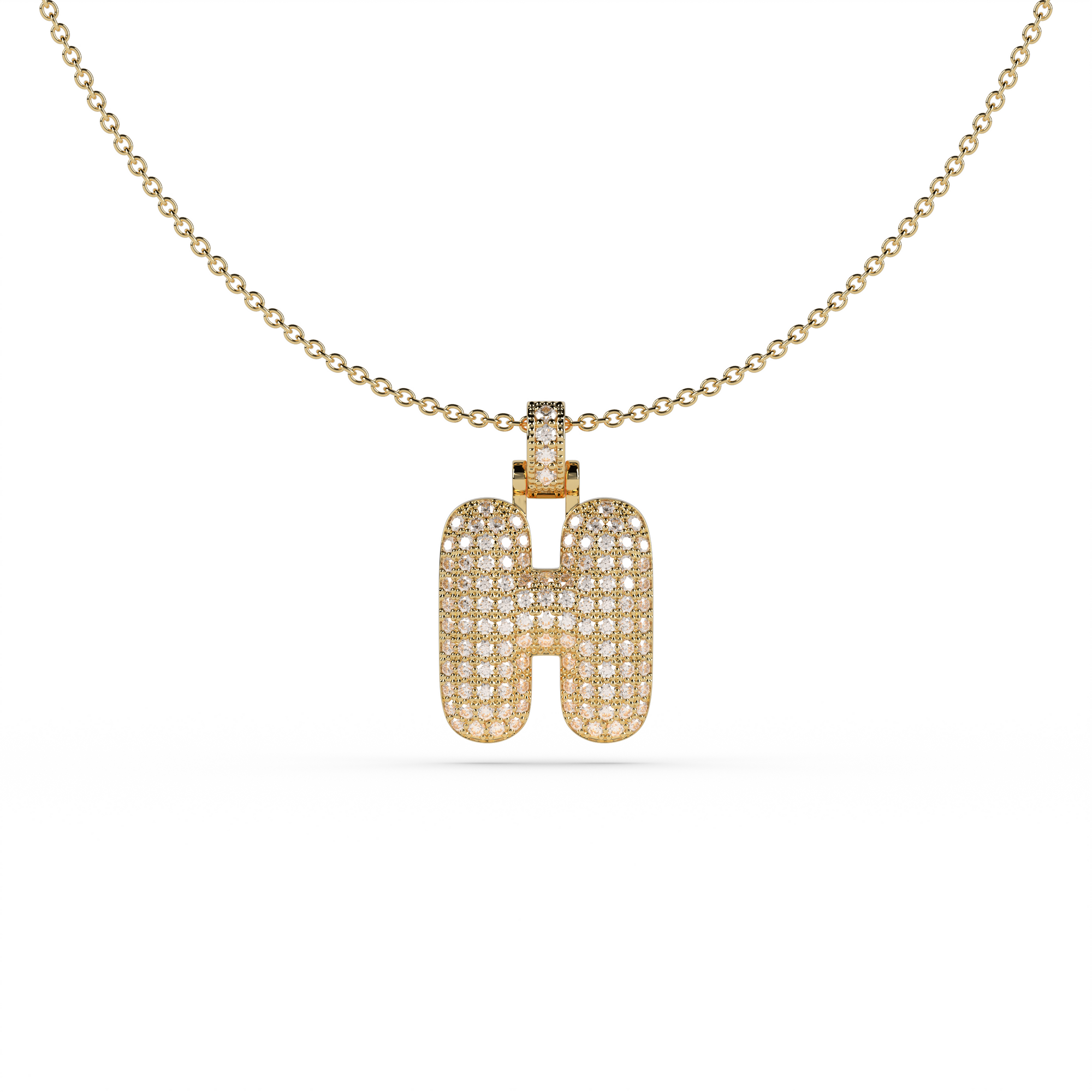 LETTER CHARM NECKLACE