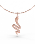 SNAKE CHARM NECKLACE