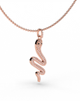 SNAKE CHARM NECKLACE