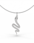 SNAKE CHARM NECKLACE