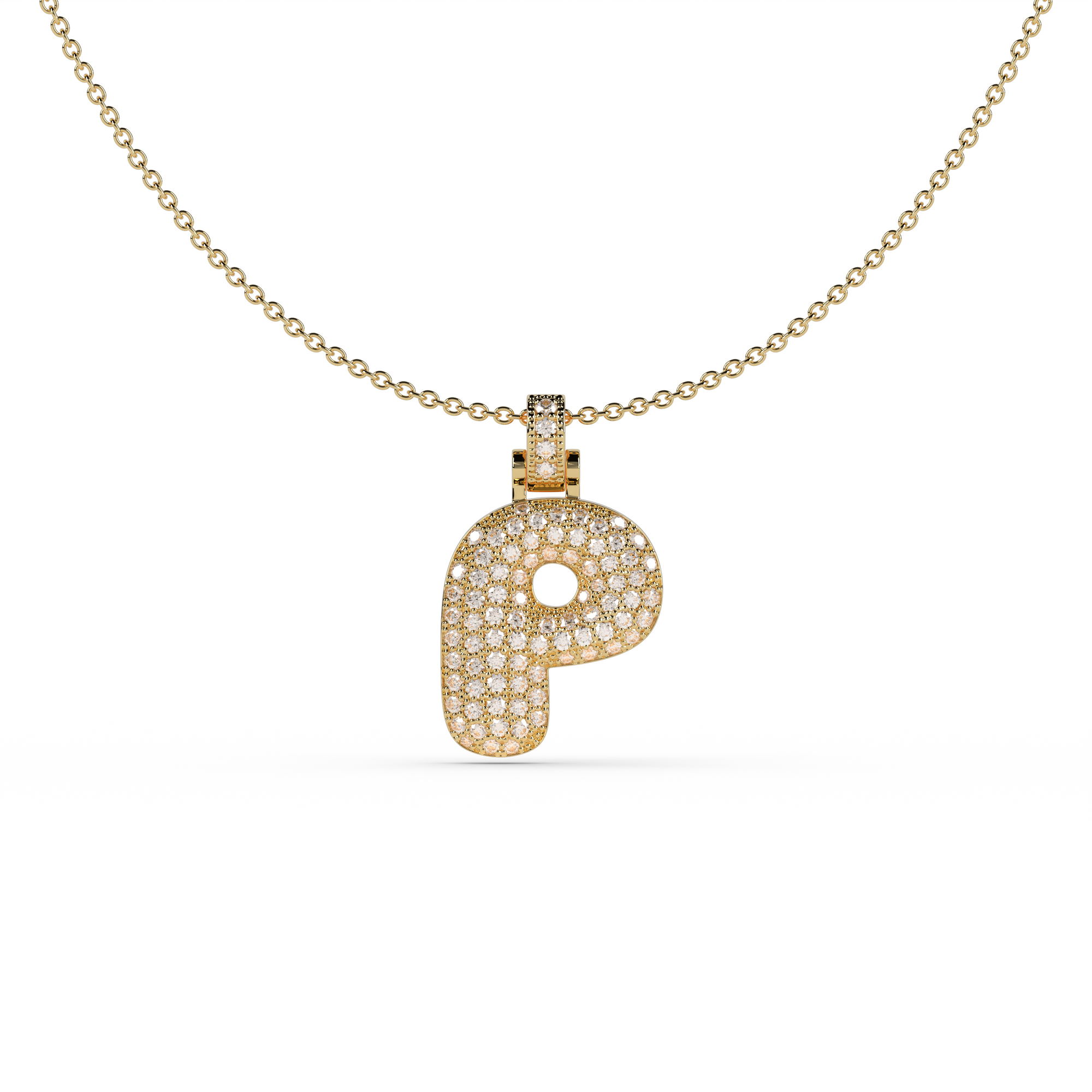 LETTER CHARM NECKLACE