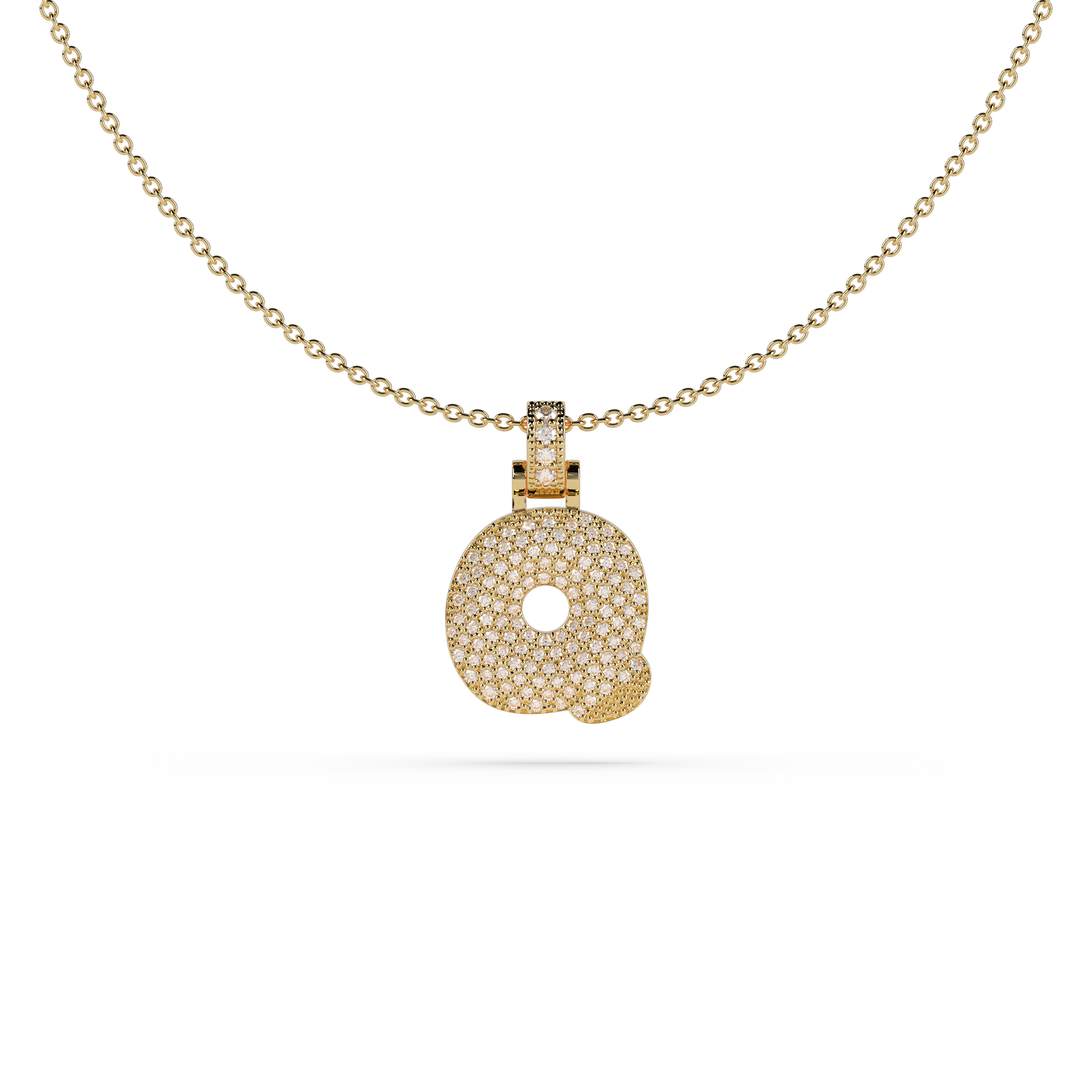 LETTER CHARM NECKLACE