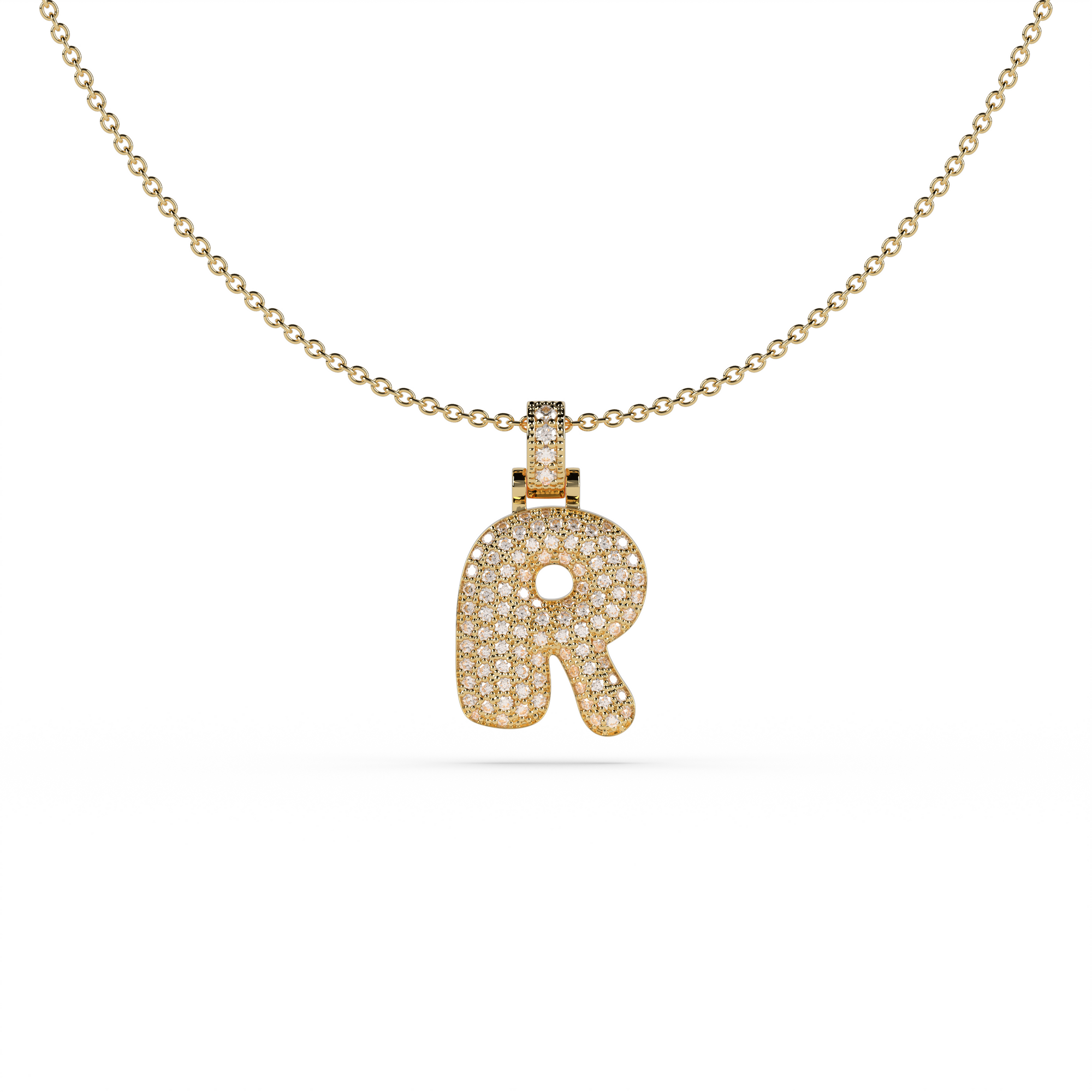 LETTER CHARM NECKLACE