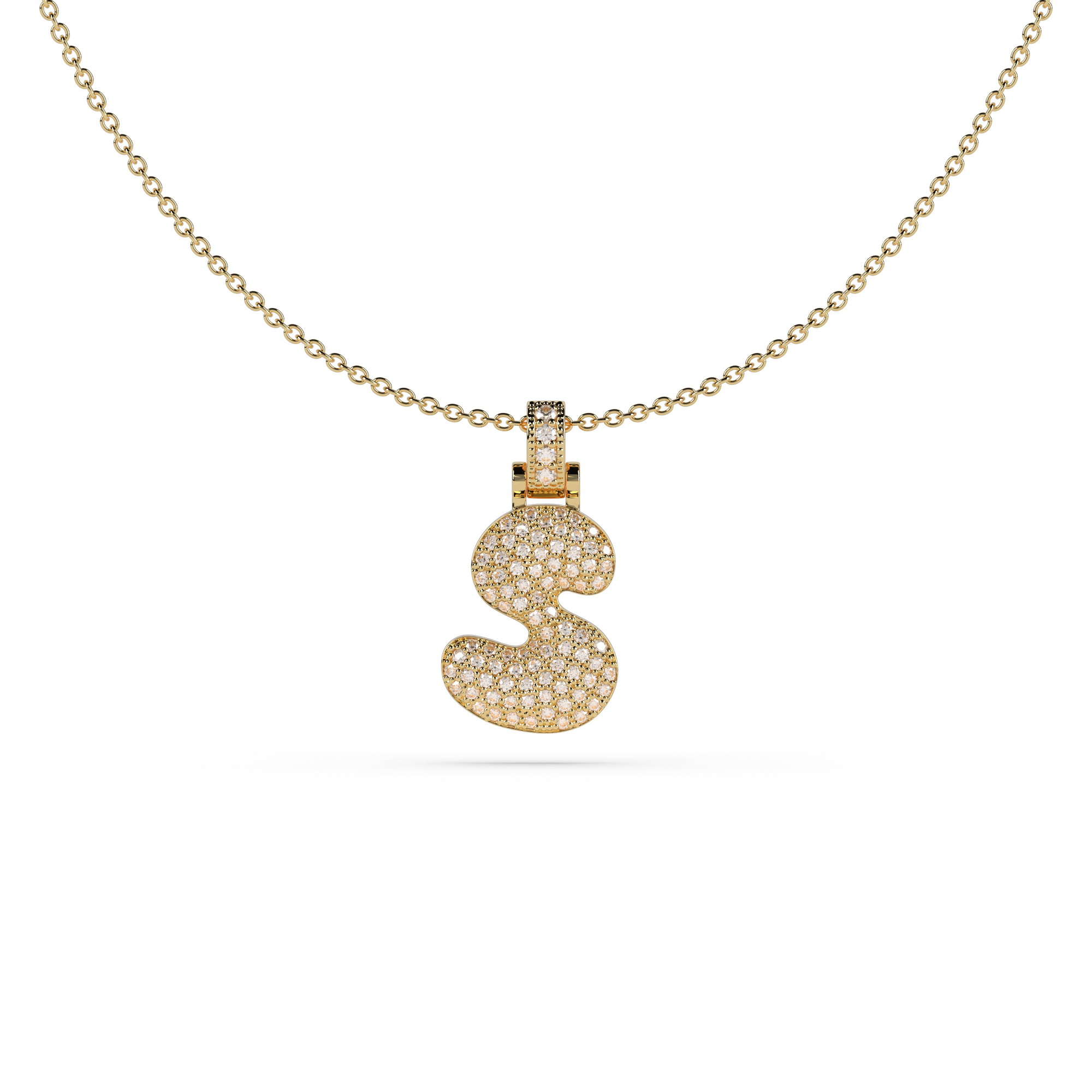 LETTER CHARM NECKLACE