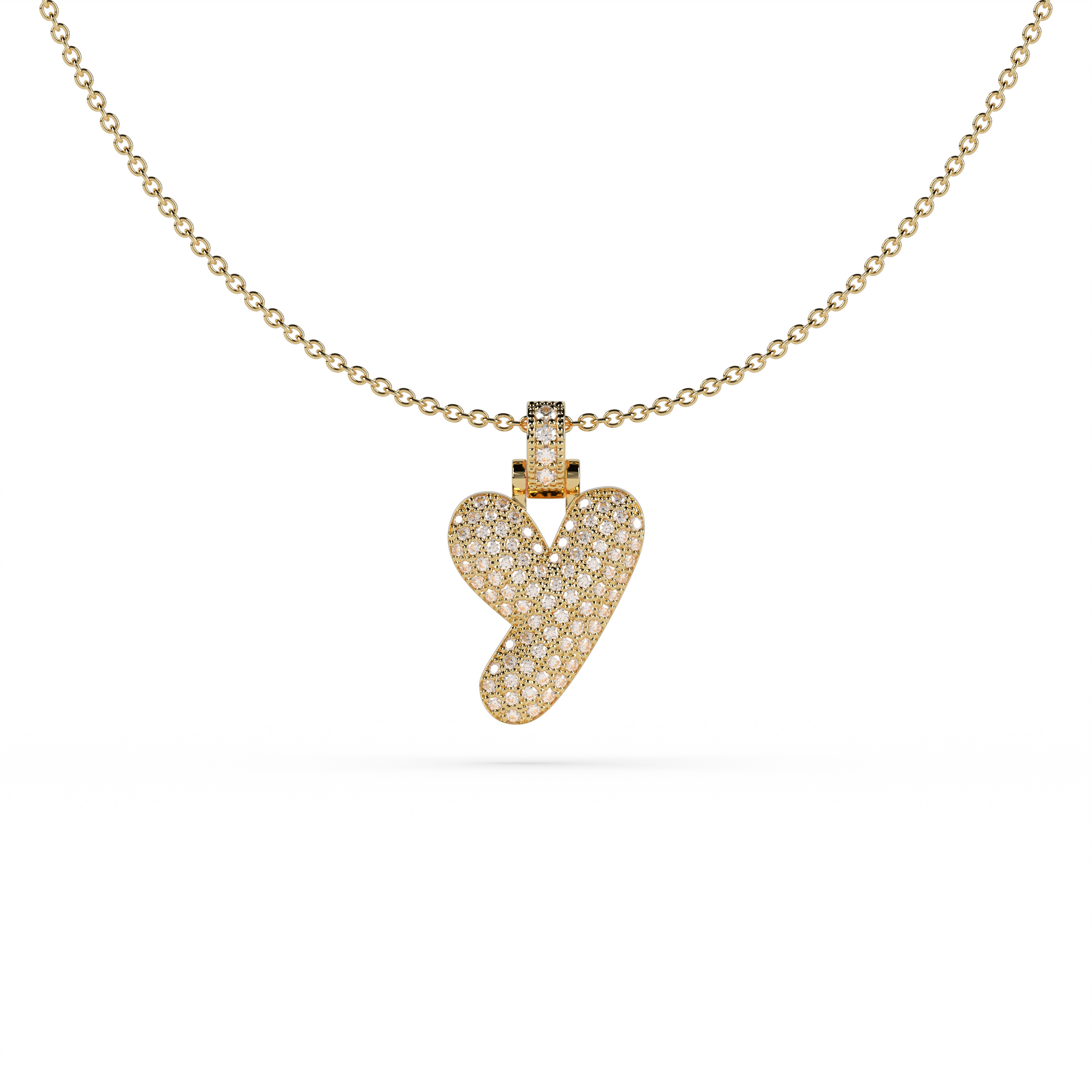 LETTER CHARM NECKLACE