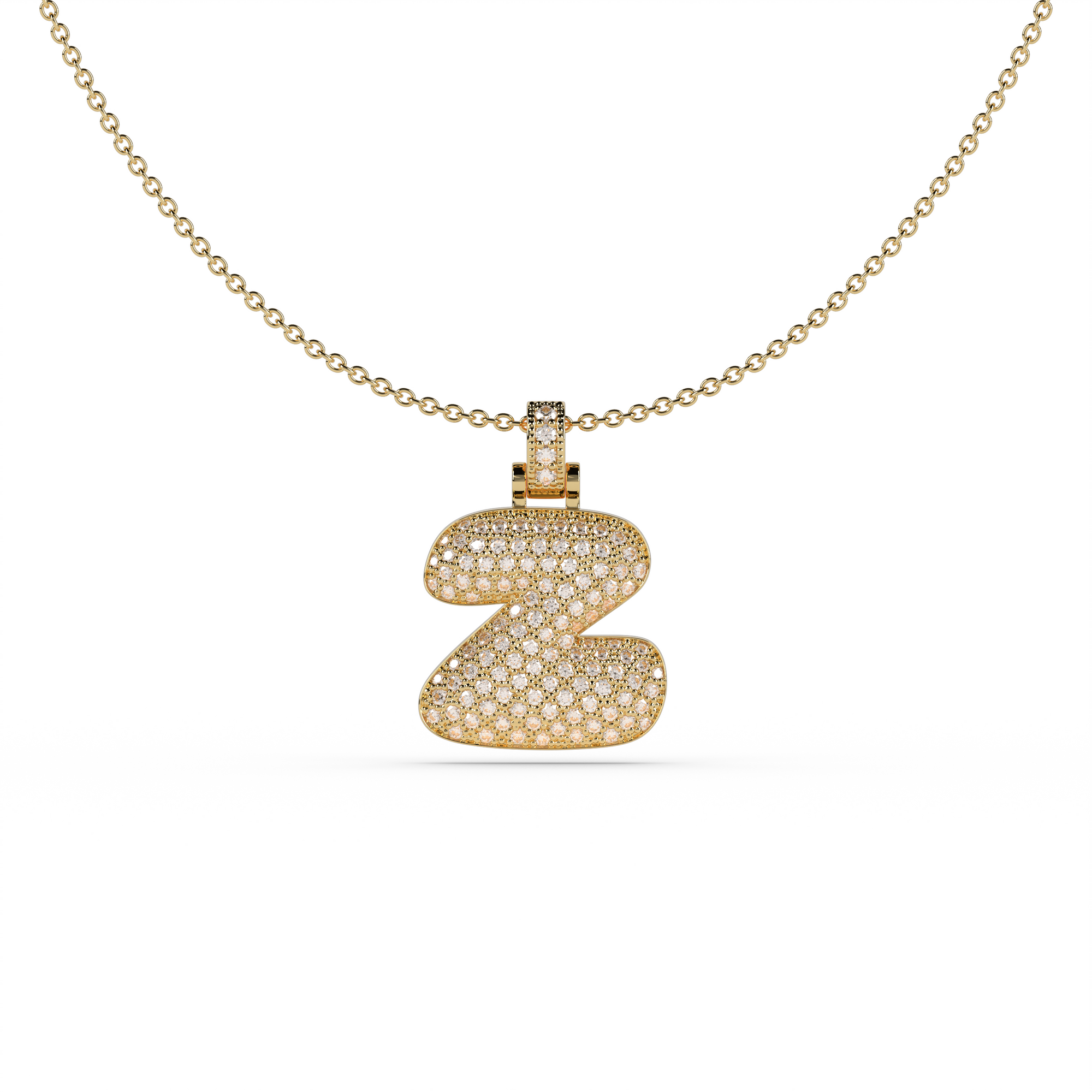 LETTER CHARM NECKLACE