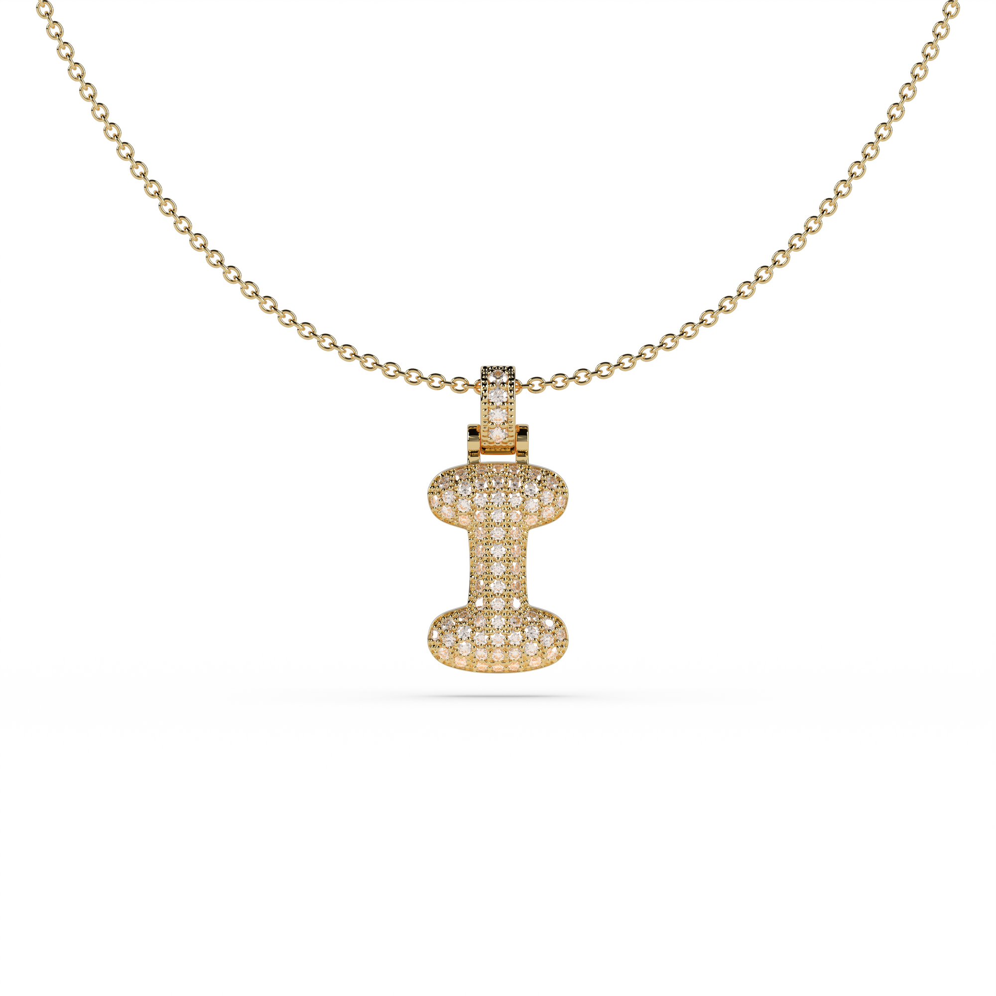 LETTER CHARM NECKLACE