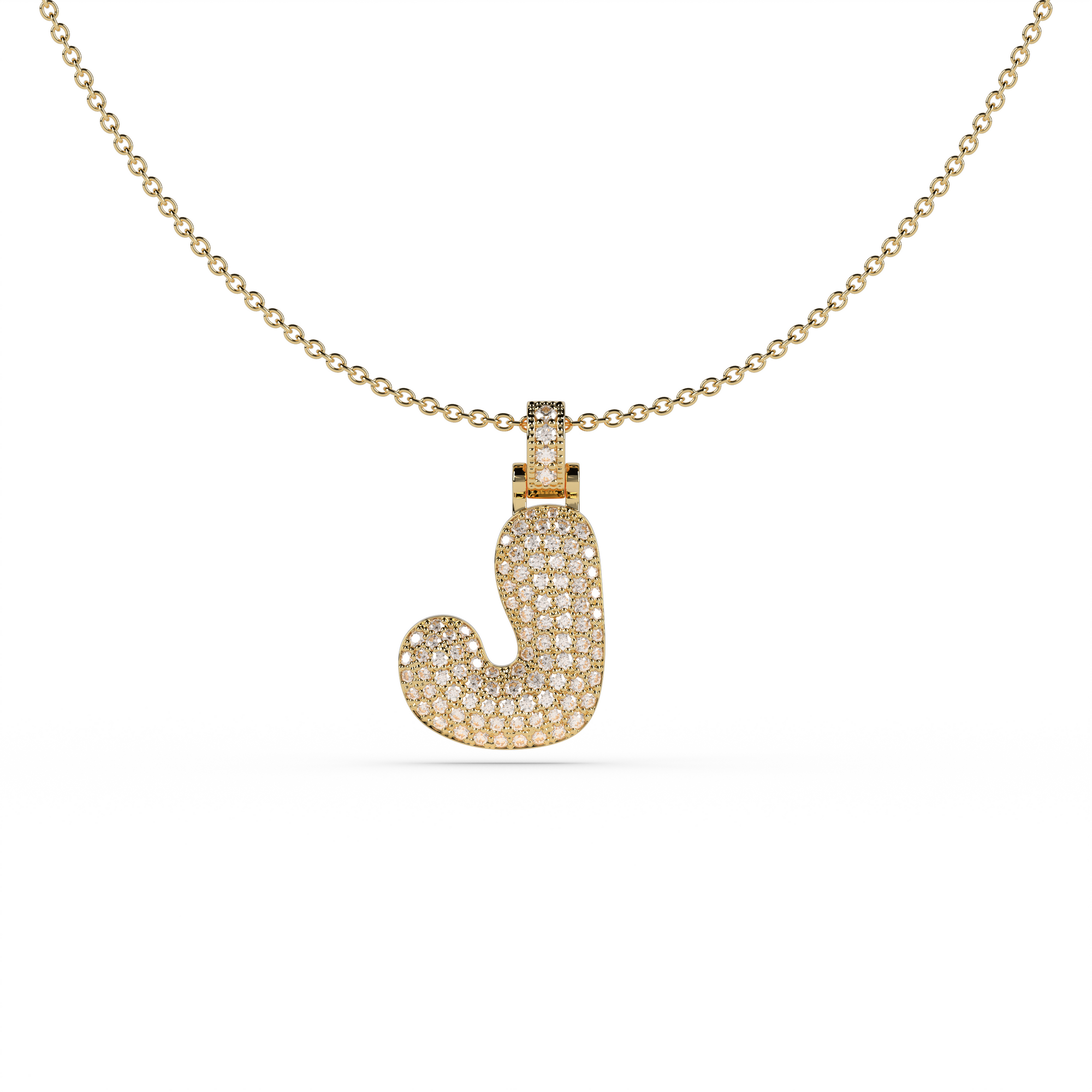 LETTER CHARM NECKLACE