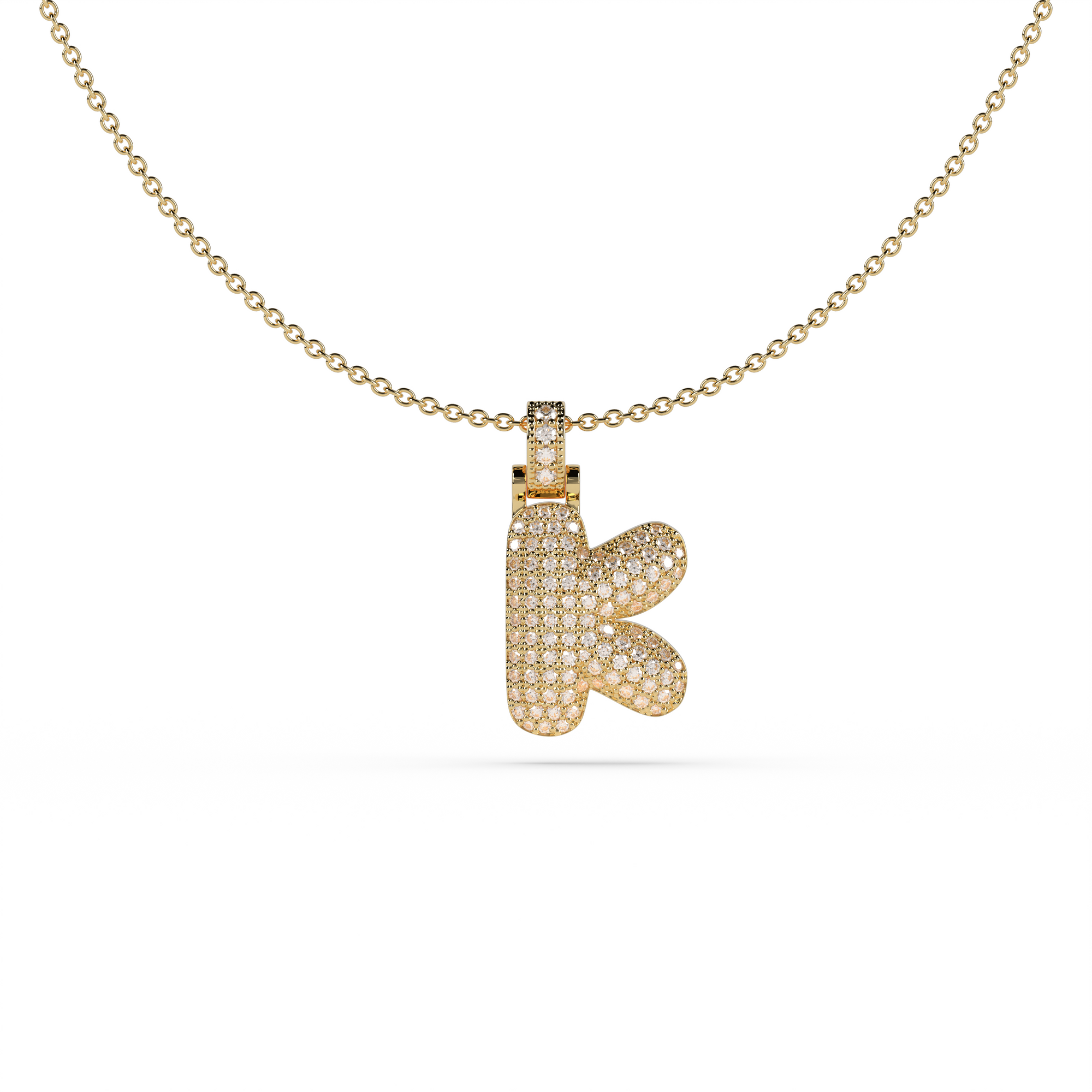 LETTER CHARM NECKLACE