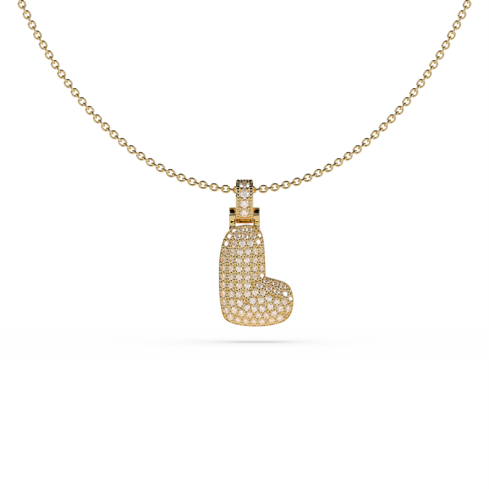 LETTER CHARM NECKLACE