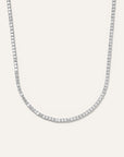 14K Gold Lab Grown Diamond Tennis Necklace