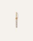 14K Gold Diamond Letter Charm