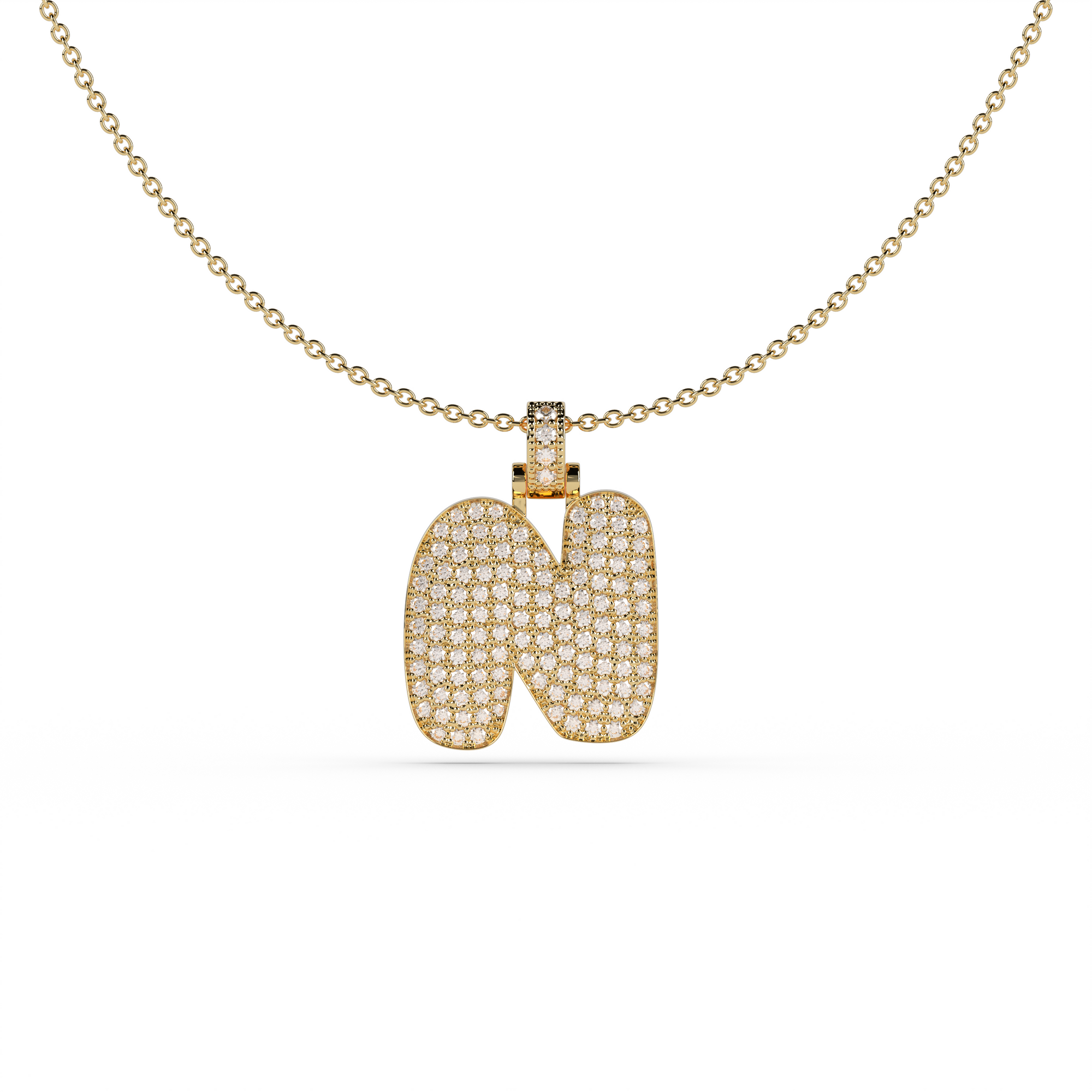 LETTER CHARM NECKLACE