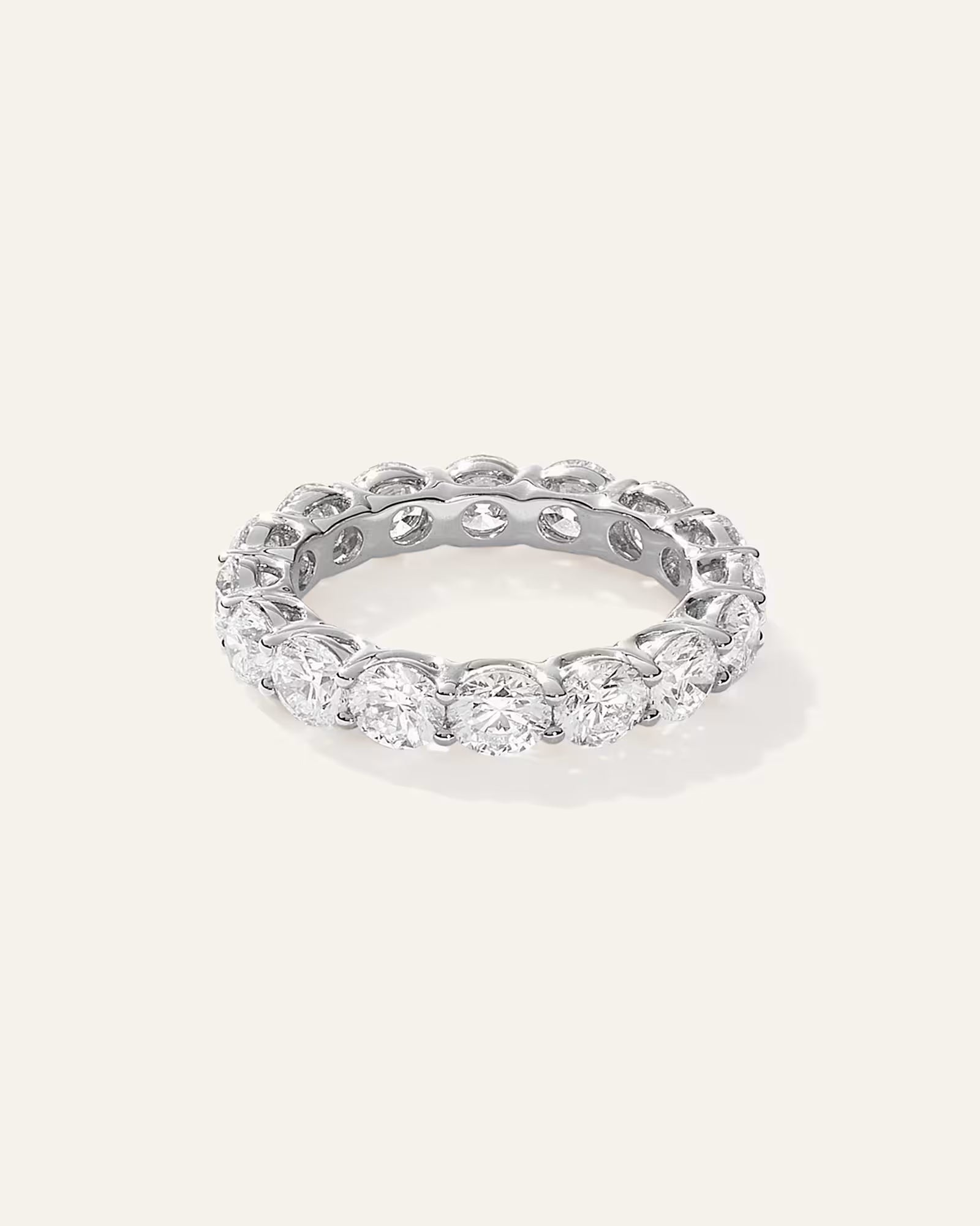 Lab Grown Diamond Round Eternity Band