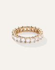 Lab Grown Diamond Emerald Eternity Band