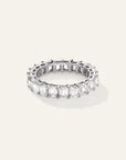 Lab Grown Diamond Emerald Eternity Band