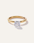 Lab Grown Diamond Round Comfort Fit Engagement Ring