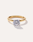 Lab Grown Diamond Round Comfort Fit Engagement Ring