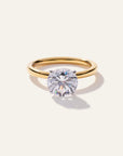 Lab Grown Diamond Round Comfort Fit Engagement Ring