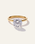 Lab Grown Diamond Round Comfort Fit Engagement Ring