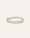 Diamond Alternating Round Band