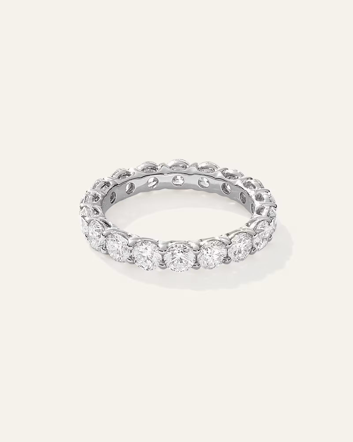 Lab Grown Diamond Round Eternity Band