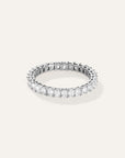 Lab Grown Diamond Emerald Eternity Band