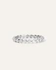 Lab Grown Diamond Single Shared Prong Eternity Band
