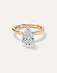 Lab Grown Diamond Pear Comfort Fit Engagement Ring