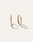Hammered Nina Hoops
