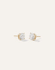 14K Gold Lab Grown Diamond Solitaire Studs