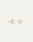 14K Gold Lab Grown Diamond Martini Studs