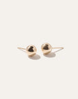 14K Gold Bolder Ball Studs